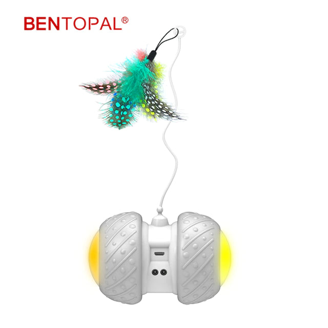 BENTOPAL- -Smart Interactive Feather Stick Automatic Electronic with USB LED Light