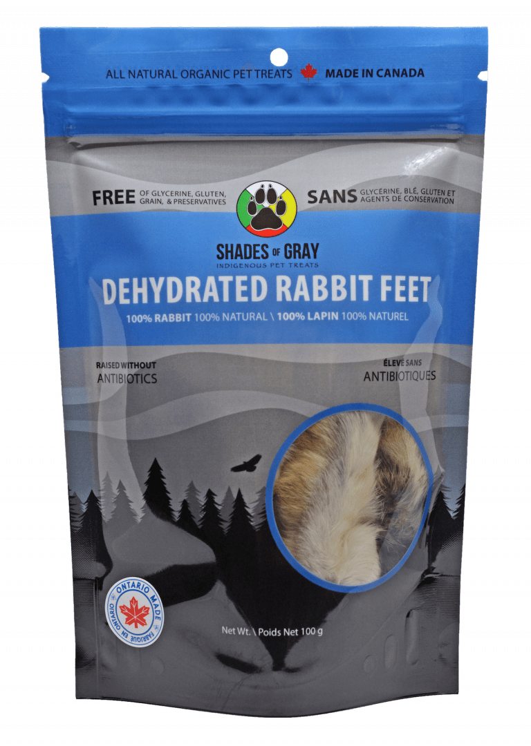 Dehydrated Rabbit Feet Shades of Gray – luxsorawpetfood